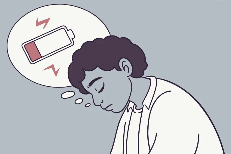 Overtraining causes fatigue and loss of energy