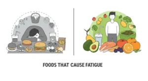 Read more about the article Top 6 Foods That Cause Fatigue and Drain Your Energy