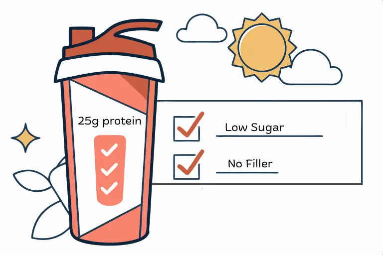 Ideal protein shake for breaking a fast: high protein, low sugar