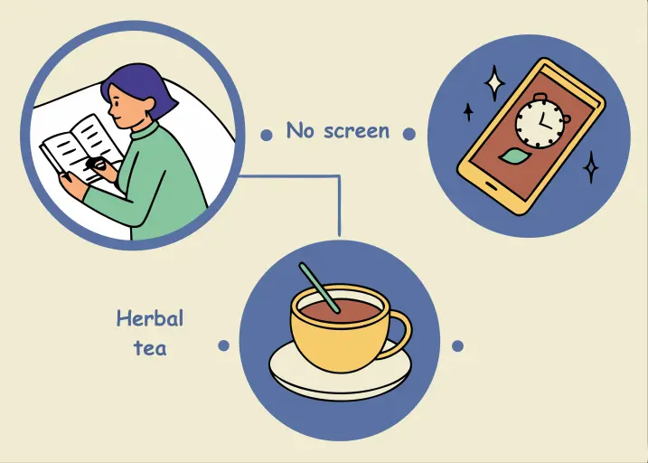Sleep hygiene habits that help reduce inflammation.