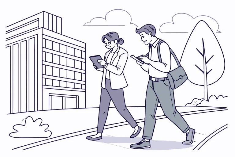Walking meeting for better blood sugar control